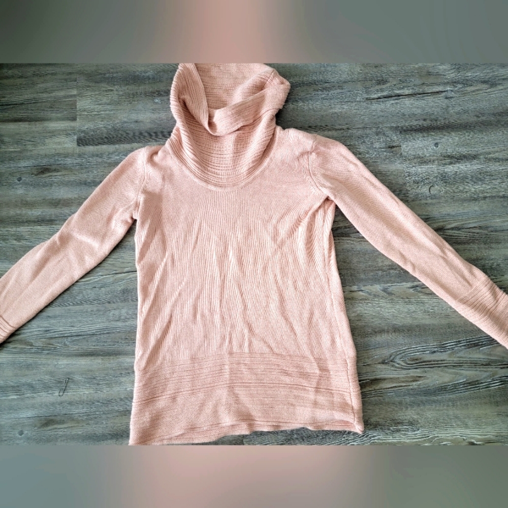 Calvin Klein Light Pink Cowl Neck Sweater Size S